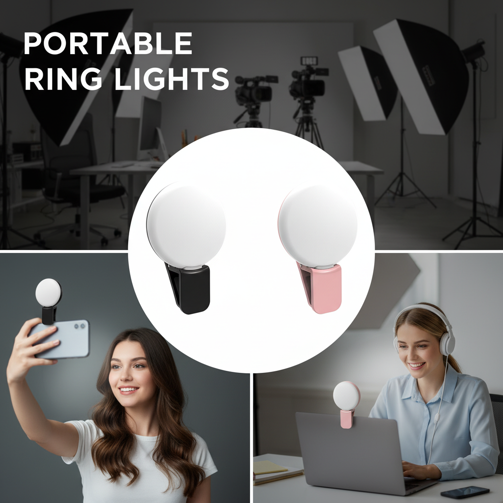 Photography Lighting Circle - 4Colors Mobile Phone LED Selfie Ring