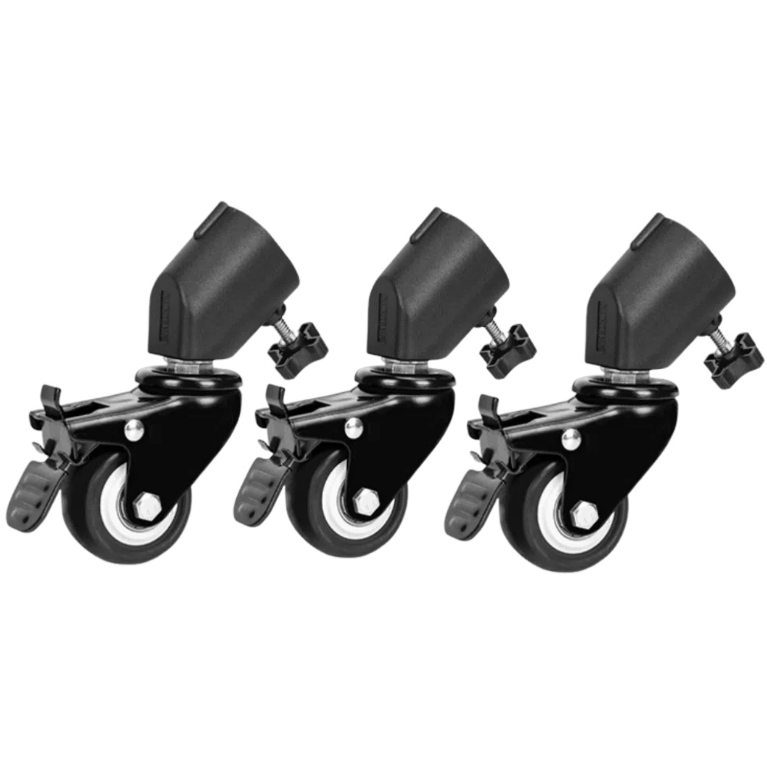 Photography Lighting Setup - 3Pcs C-Stand Swivel Caster Wheel Set,25MM