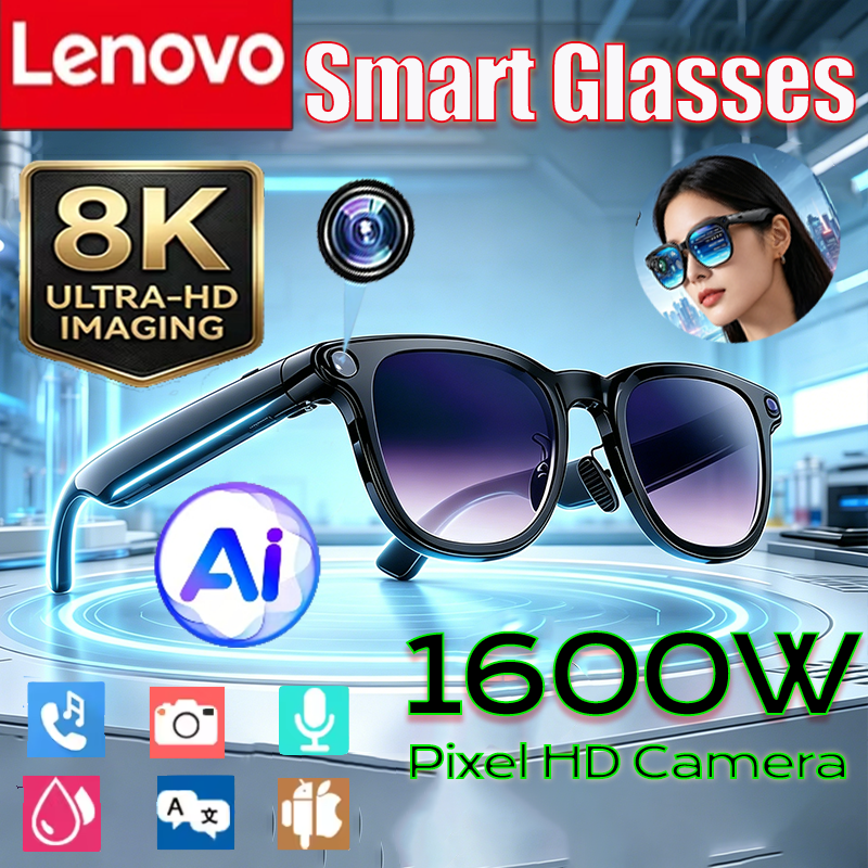 Quality Photography Lighting - Lenovo 8K 1600MP Smart Glasses AI