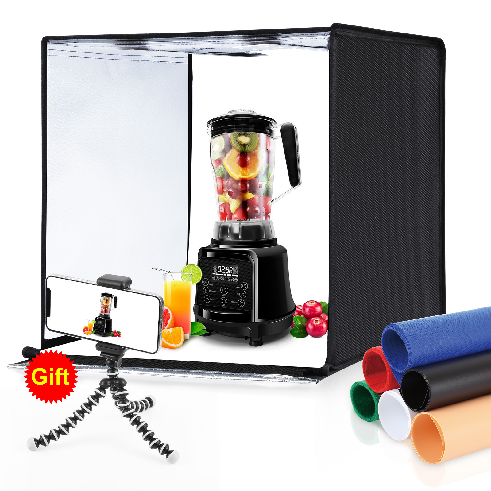 Photography Lighting Setup - PULUZ 60cm Photo Studio Light Box