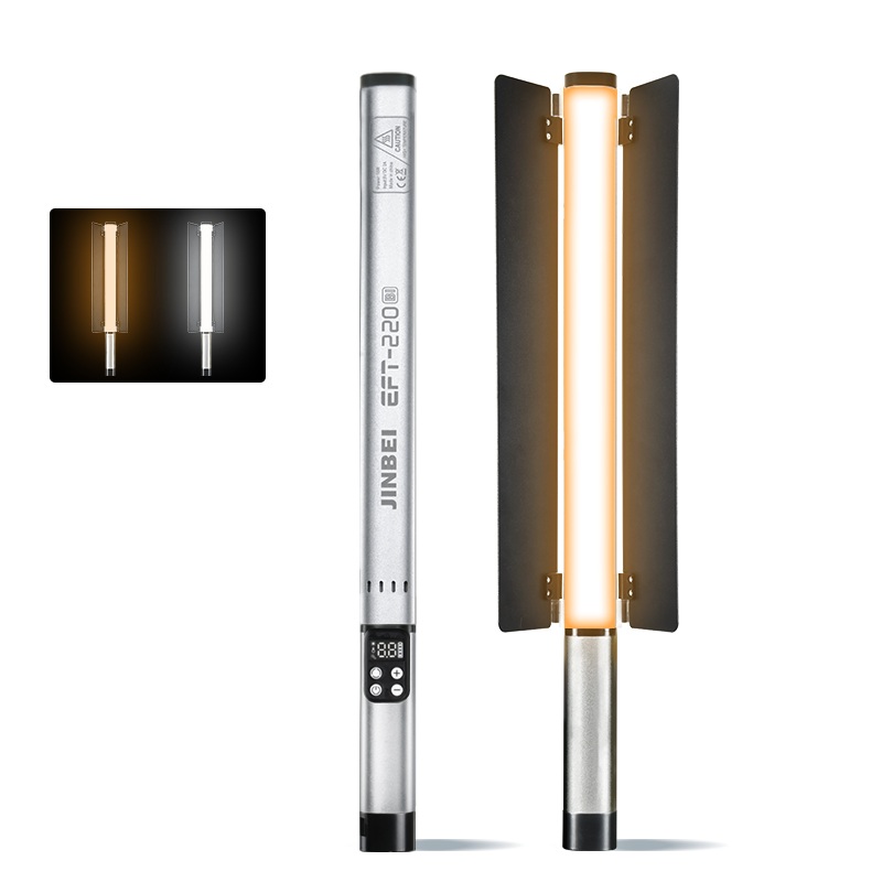 Photography Of Lighting - JINBEI EFT-220BI Handheld Portable Bi-Color Video