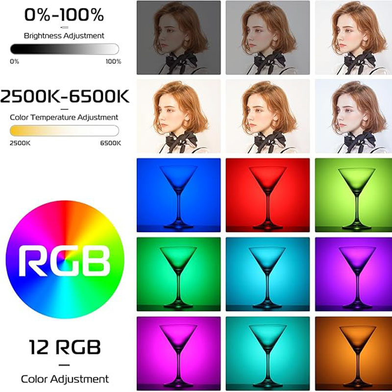 ​Ulanzi VL66RGB Bi-color RGB F - Torjim Rgb Photography Video Lighting recension och pris