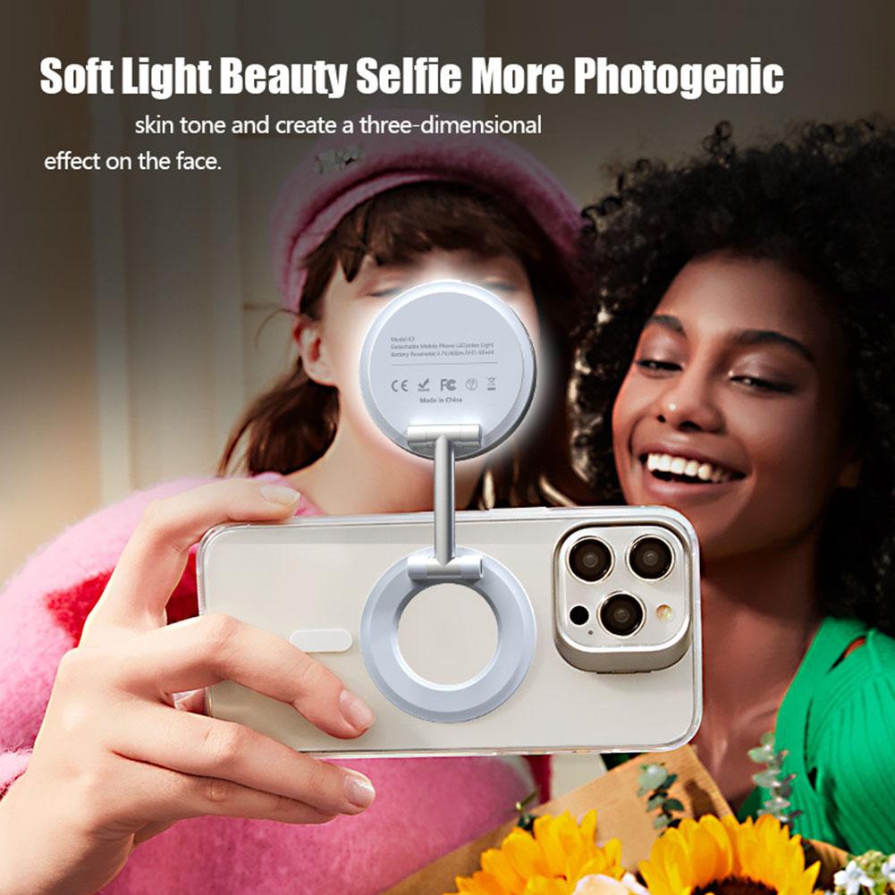 2in1 Foldable Magnetic Phone H - Quality Photography Lighting recension och pris