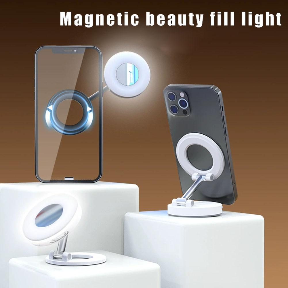 2in1 Foldable Magnetic Phone H - Quality Photography Lighting recension och pris