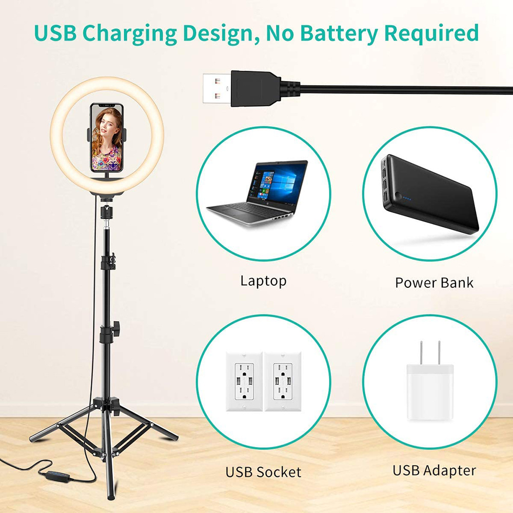 Phone Live Ring Light 10 Inch  - Quality Photography Lighting recension och pris