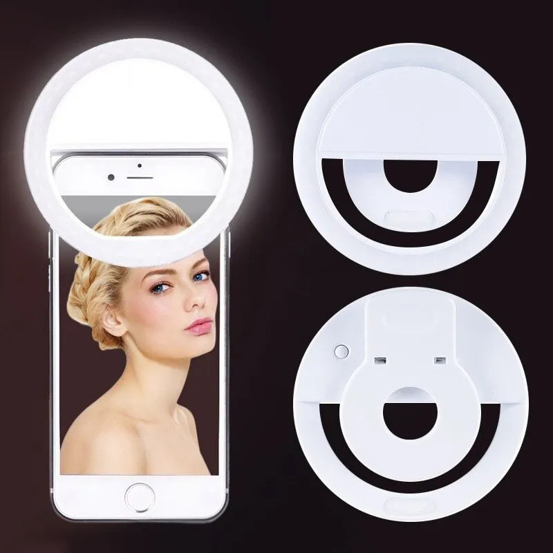 USB Rechargeable LED Selfie Ri - Quality Photography Lighting recension och pris