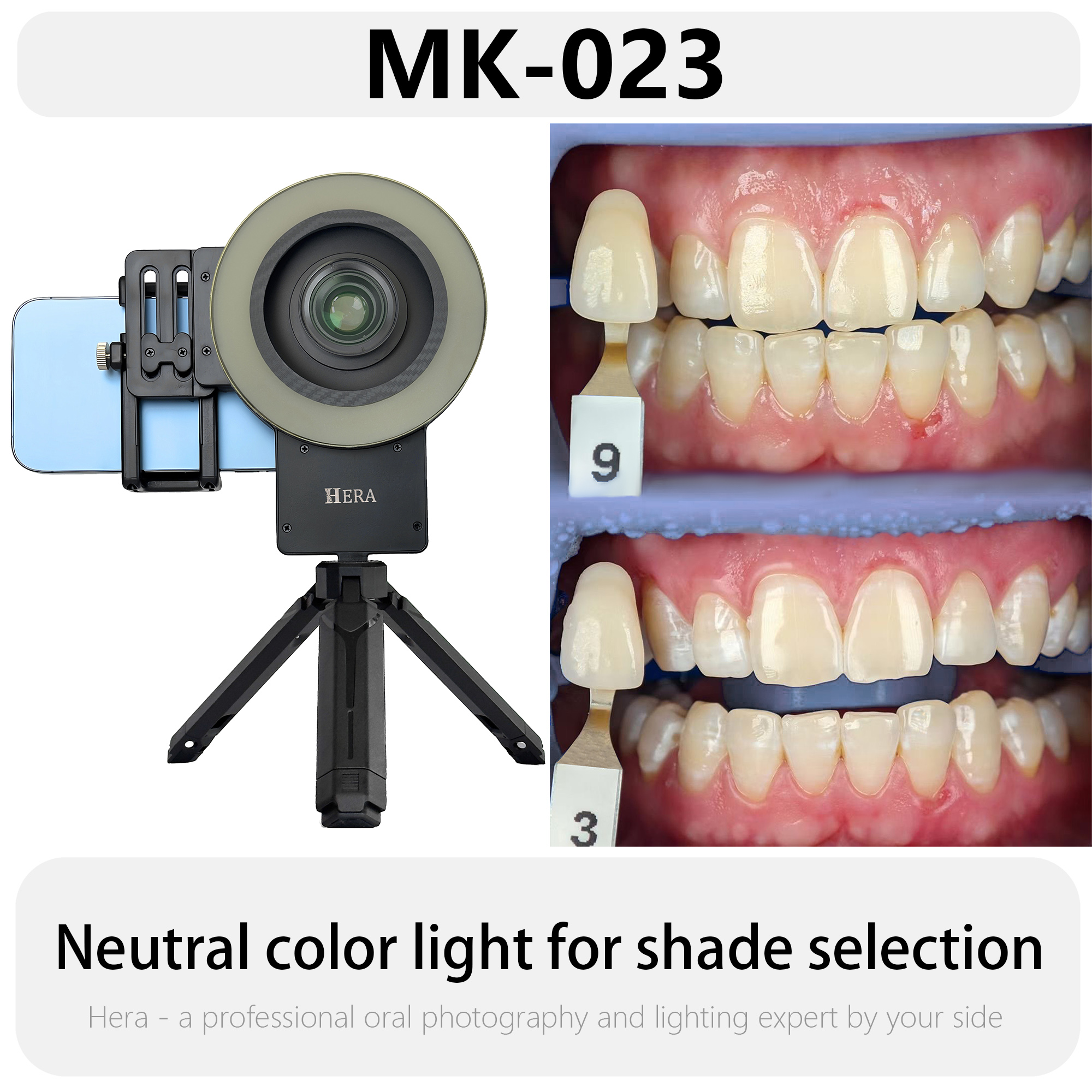 HERA MK-23 Intraoral Dental Ph - Photography Lighting Ring recension och pris