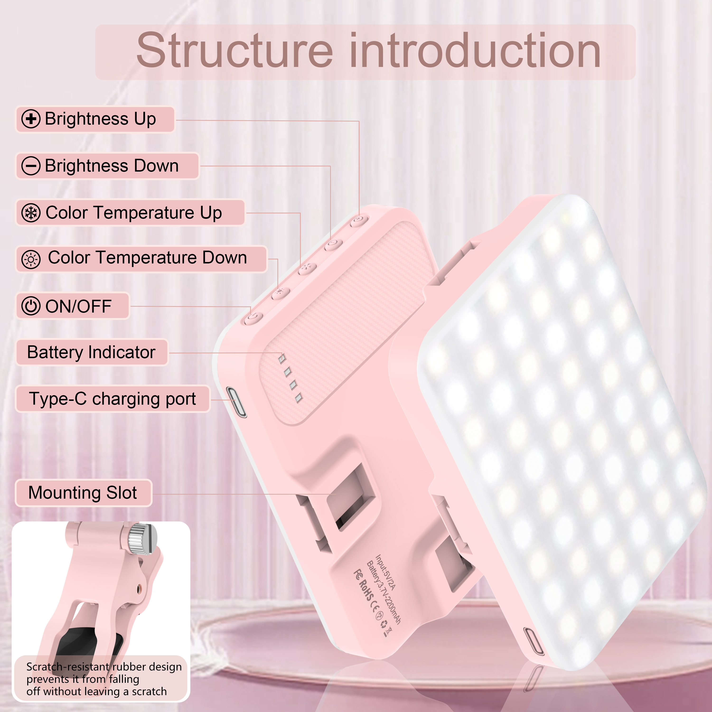 LED Selfie Light 60 High Power - Quality Photography Lighting recension och pris