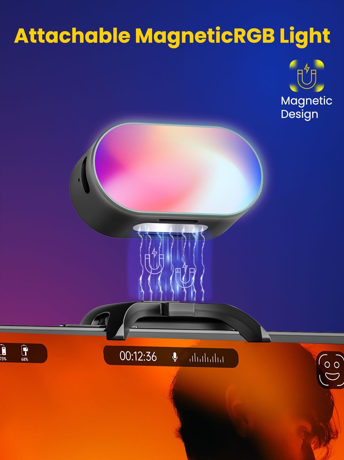 AOCHUAN Mini RGB Magnetic Fill - Quality Photography Lighting recension och pris
