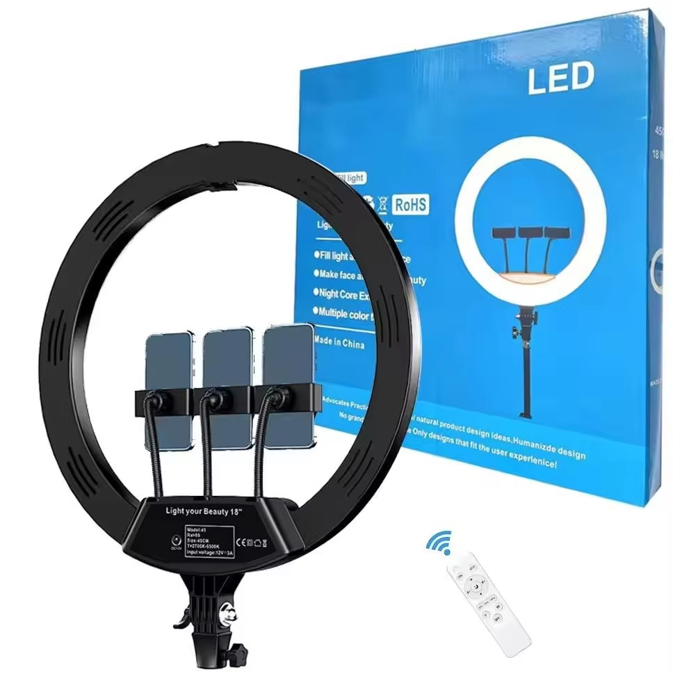 18 Inch LED Ring Light LED Rin - Photography Lighting Circle recension och pris