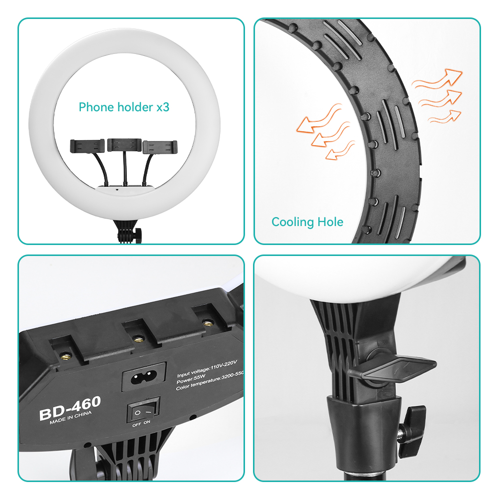 18 Inch LED Ring Light LED Rin - Photography Lighting Circle recension och pris