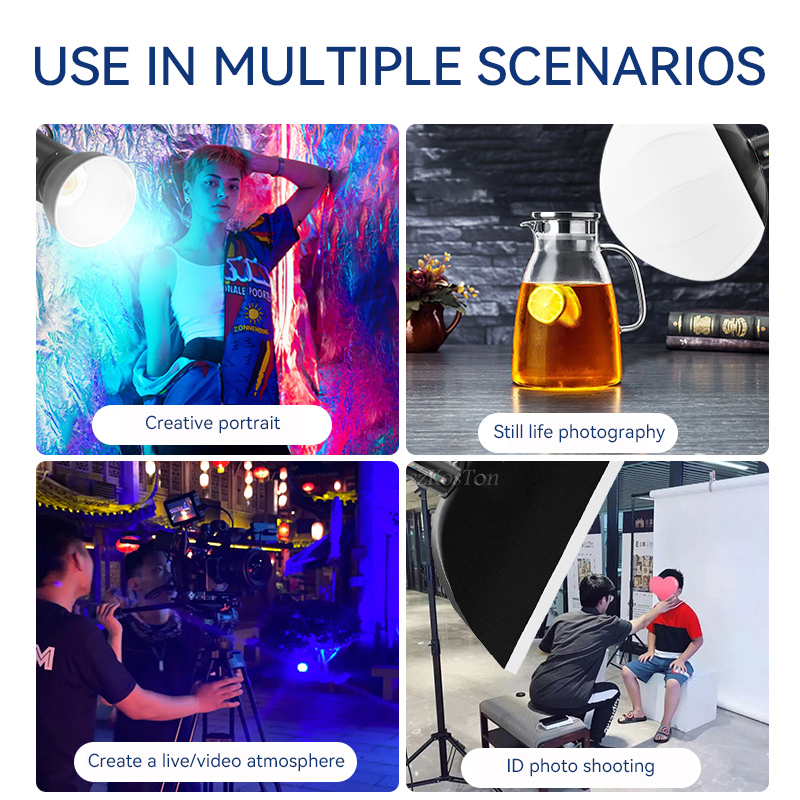 RGB LED Light Video Light Outd - Torjim Rgb Photography Video Lighting recension och pris