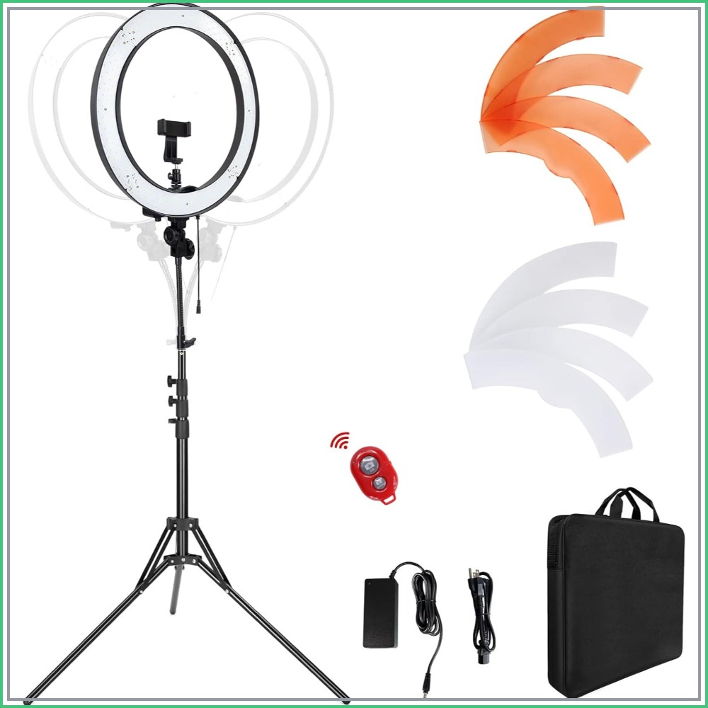 18-Inch 55W Ring Light with 24 - Photography Lighting Ring recension och pris