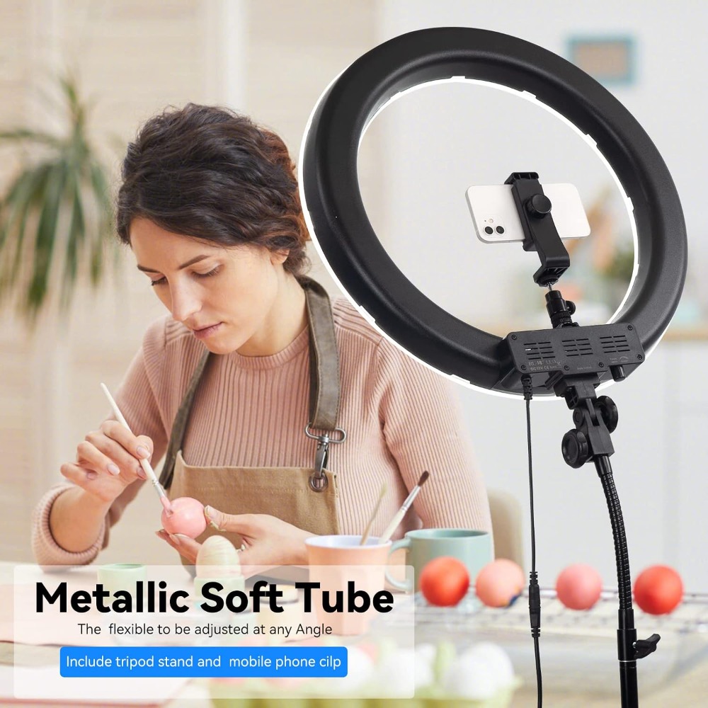 18-Inch 55W Ring Light with 24 - Photography Lighting Ring recension och pris