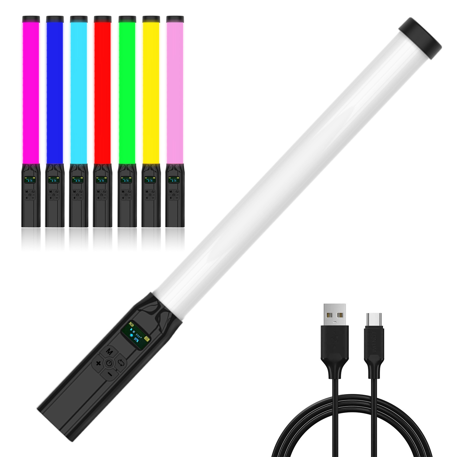 50CM RGB Stick Light Wand Ligh - Torjim Rgb Photography Video Lighting recension och pris