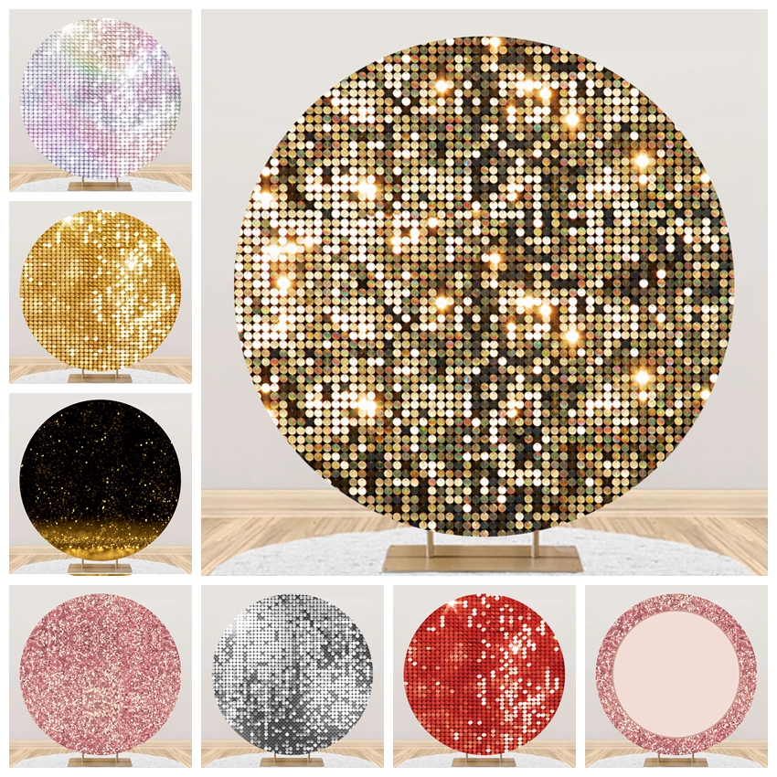 Gold Silver Black Glitter Ligh - Photography Lighting Circle recension och pris