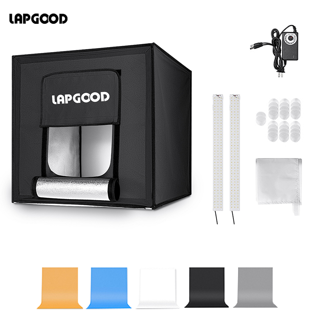 LAPGOOD Folding Photo Studio L - Jewelry Photography Lighting Kit recension och pris