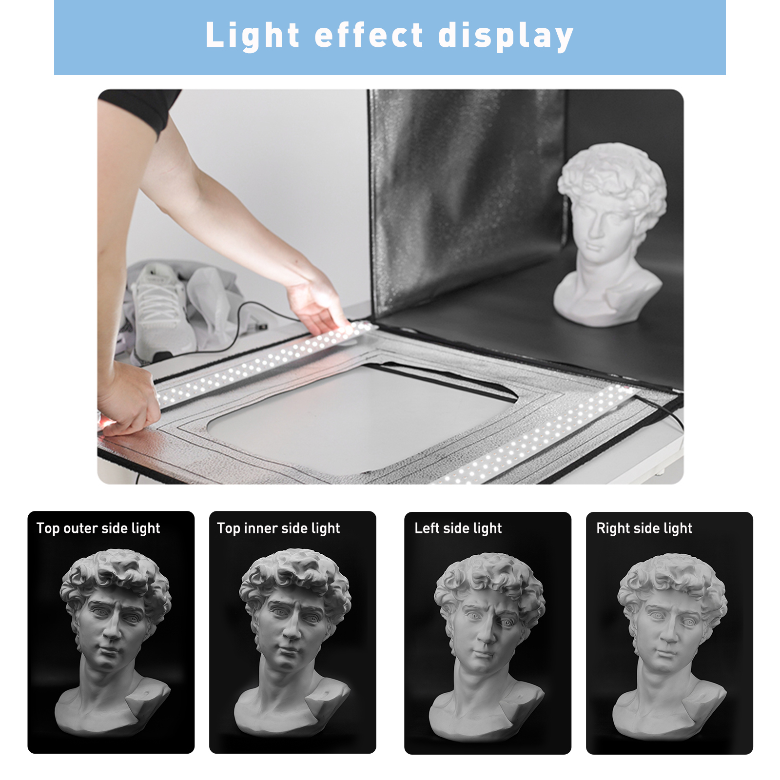 LAPGOOD Folding Photo Studio L - Jewelry Photography Lighting Kit recension och pris