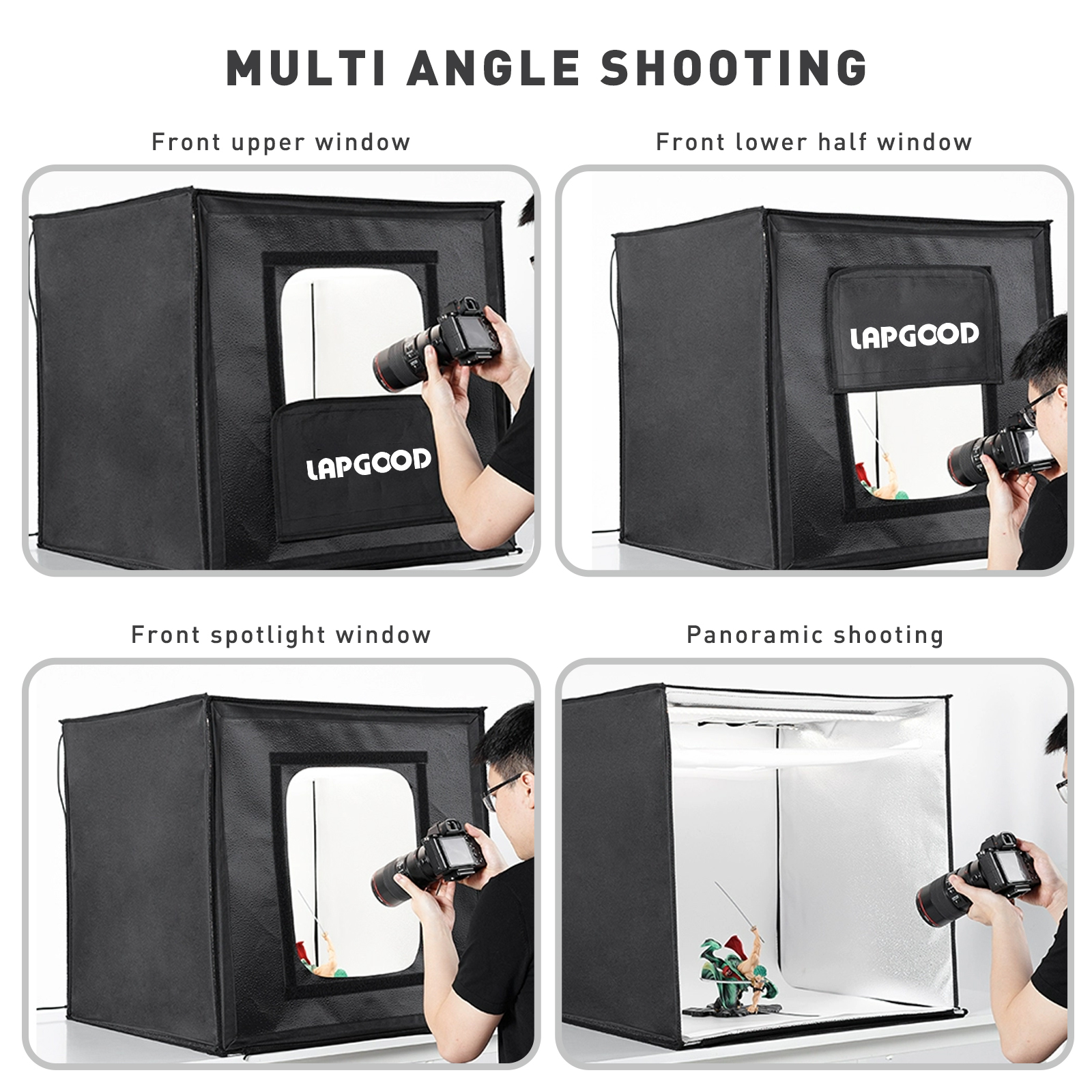 LAPGOOD Folding Photo Studio L - Jewelry Photography Lighting Kit recension och pris