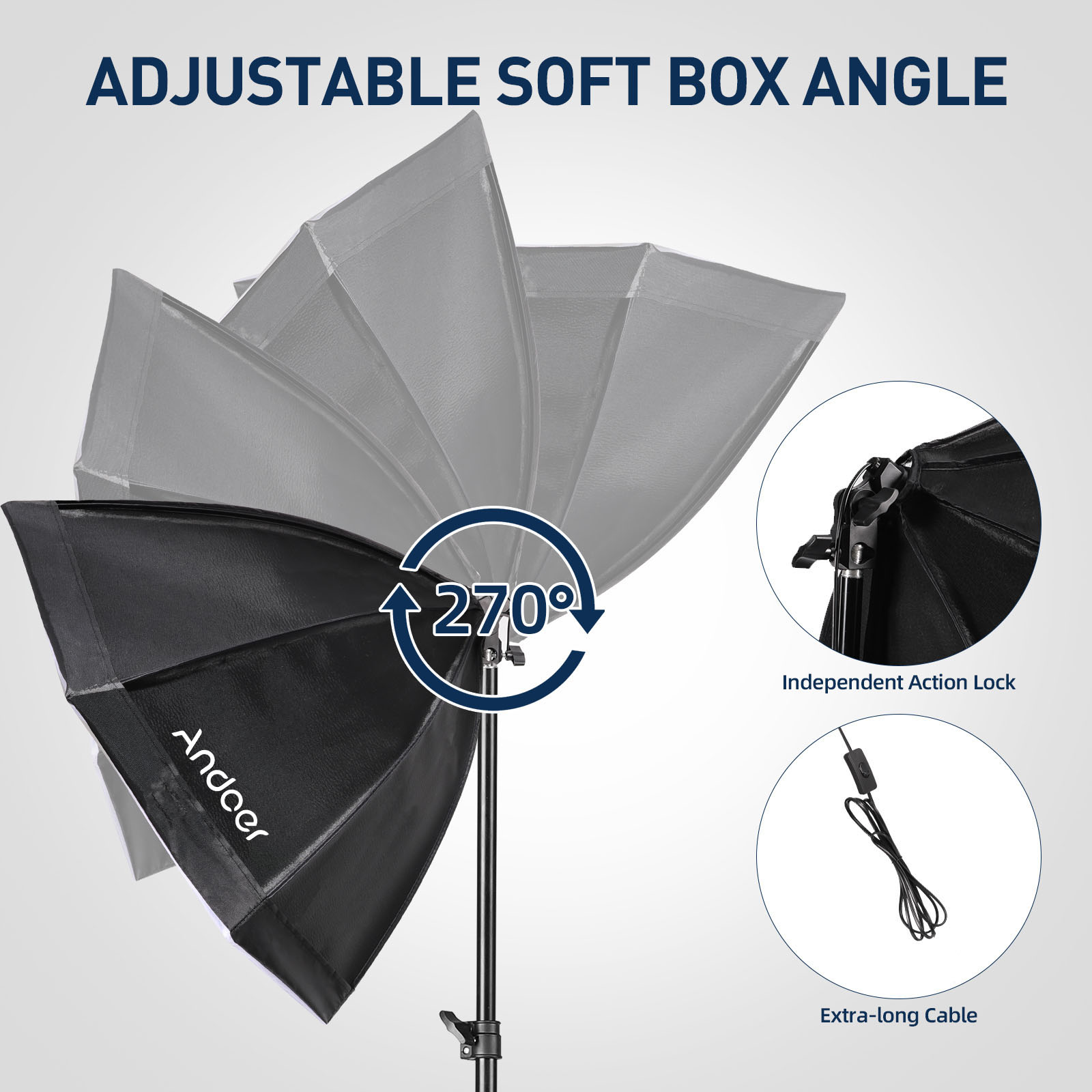 Andoer Studio Photography Ligh - Photography Lighting Setup recension och pris