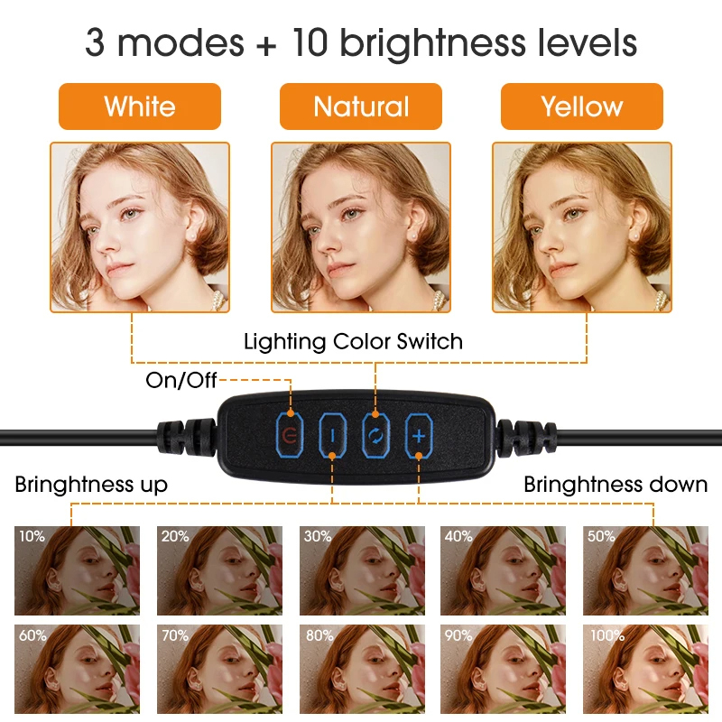 10 inch LED Selfie Ring Light  - Photography Lighting Circle recension och pris