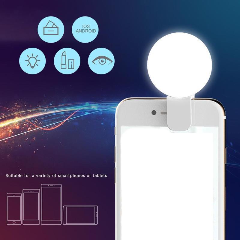 NEW Mobile Phone LED Selfie Ri - Photography Lighting Circle recension och pris