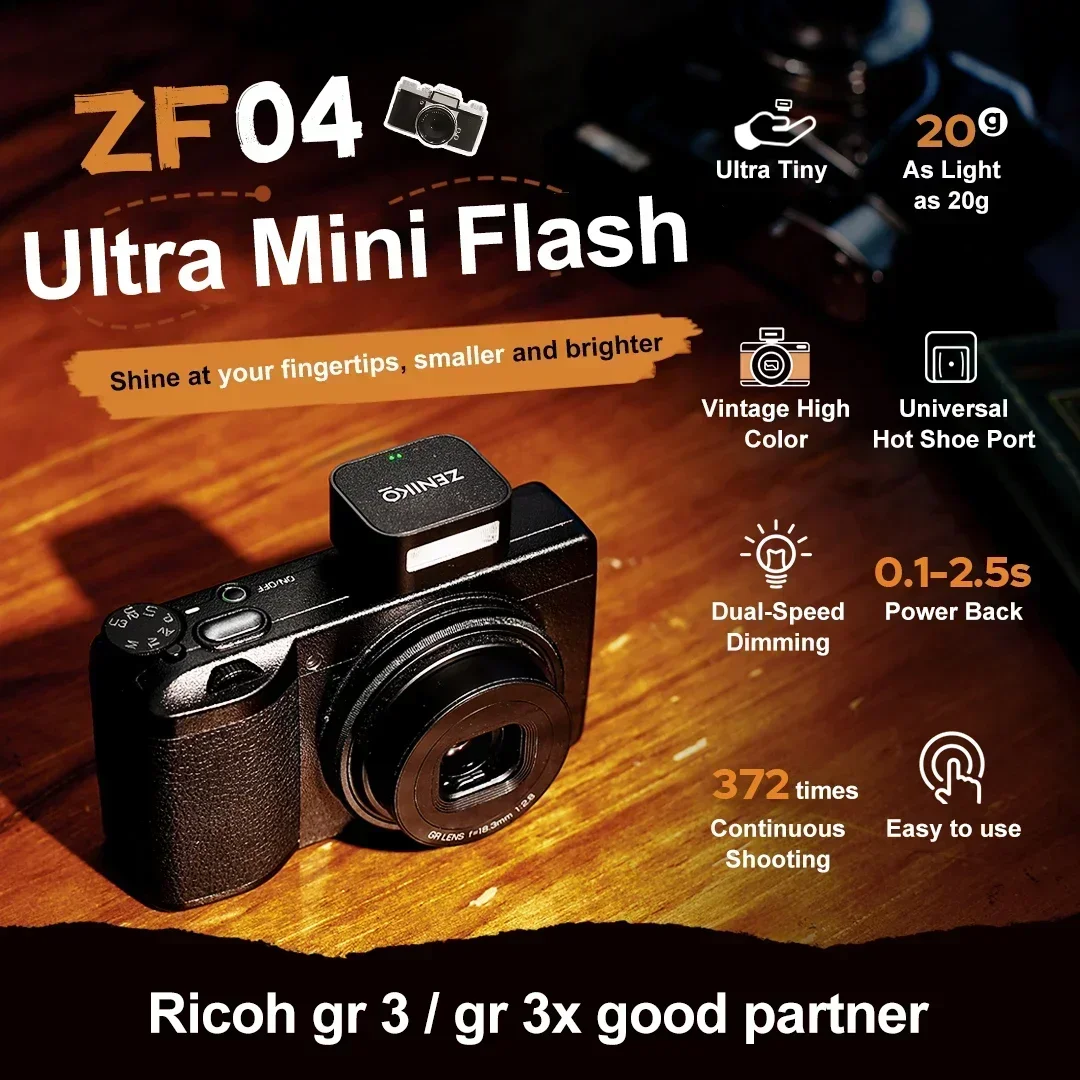ZENIKO ZF04/ZF08 Mini Camera F - Torjim Rgb Photography Video Lighting recension och pris
