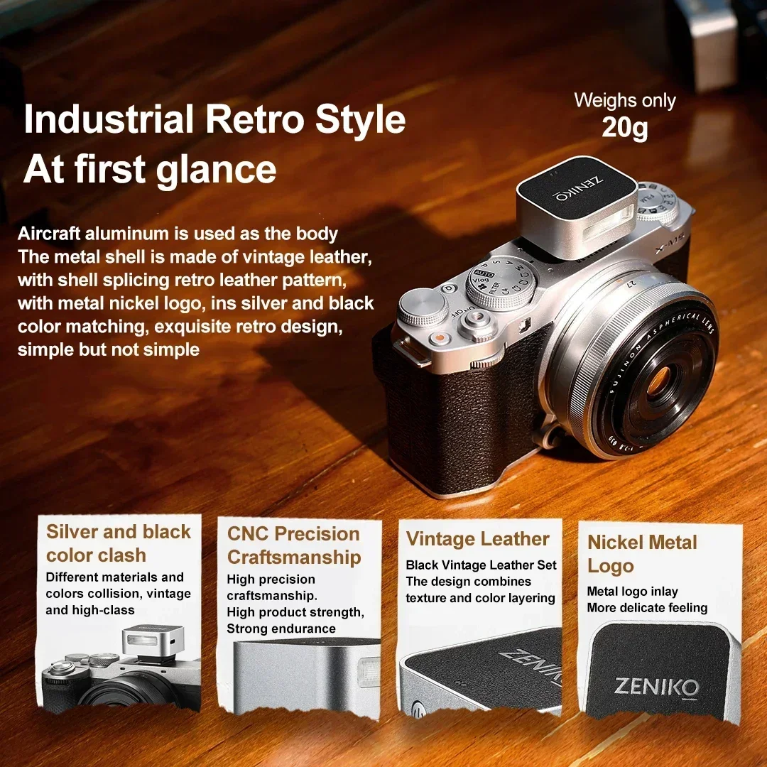 ZENIKO ZF04/ZF08 Mini Camera F - Torjim Rgb Photography Video Lighting recension och pris