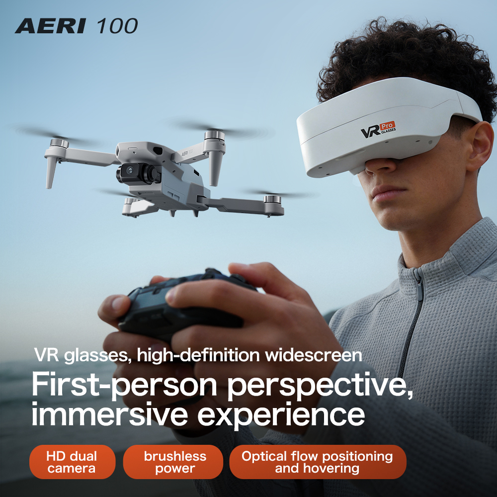 AERI 100 Drone with FPV VR Gog - Photography Lighting At Home recension och pris
