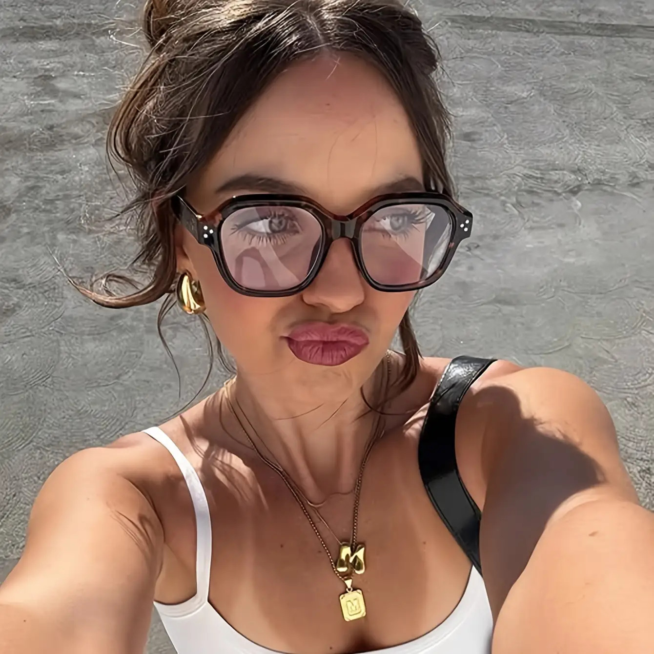 Box shaped flat light glasses  - Photography Of Lighting recension och pris