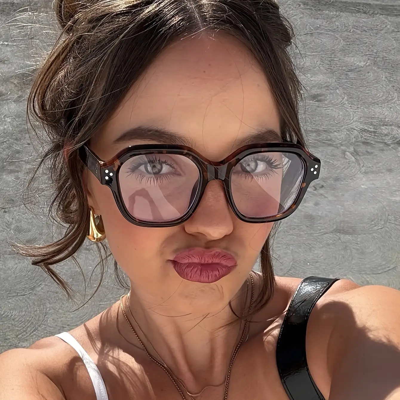 Box shaped flat light glasses  - Photography Of Lighting recension och pris