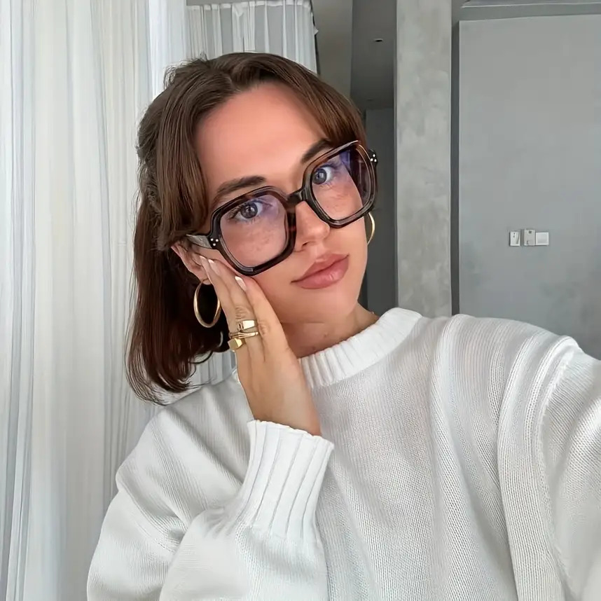 Box shaped flat light glasses  - Photography Of Lighting recension och pris